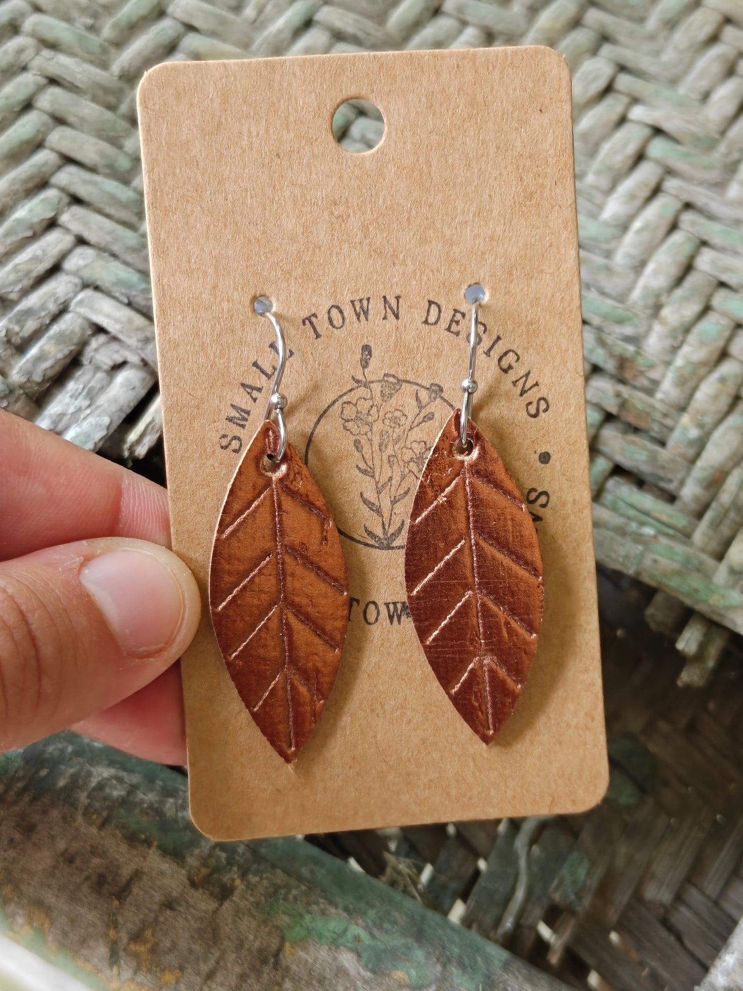 Metallic Brown Feathers