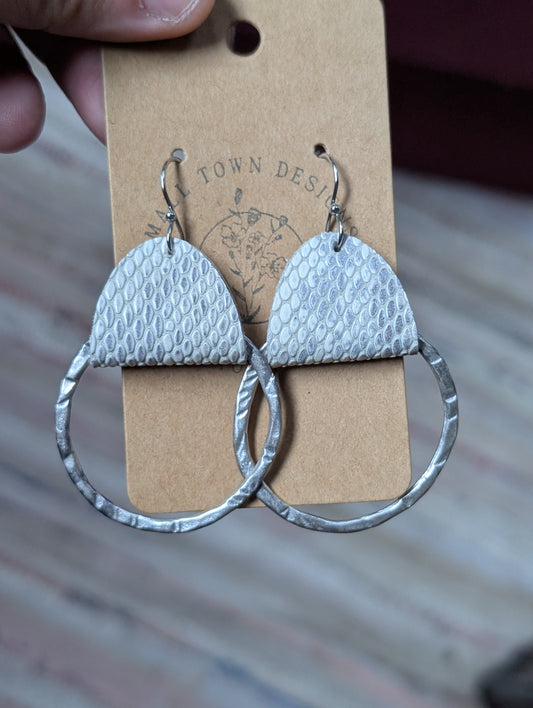 Snakeskin rings