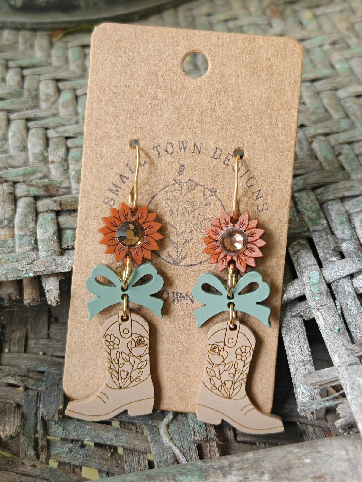 Sunflower Cowboy Boot Trios