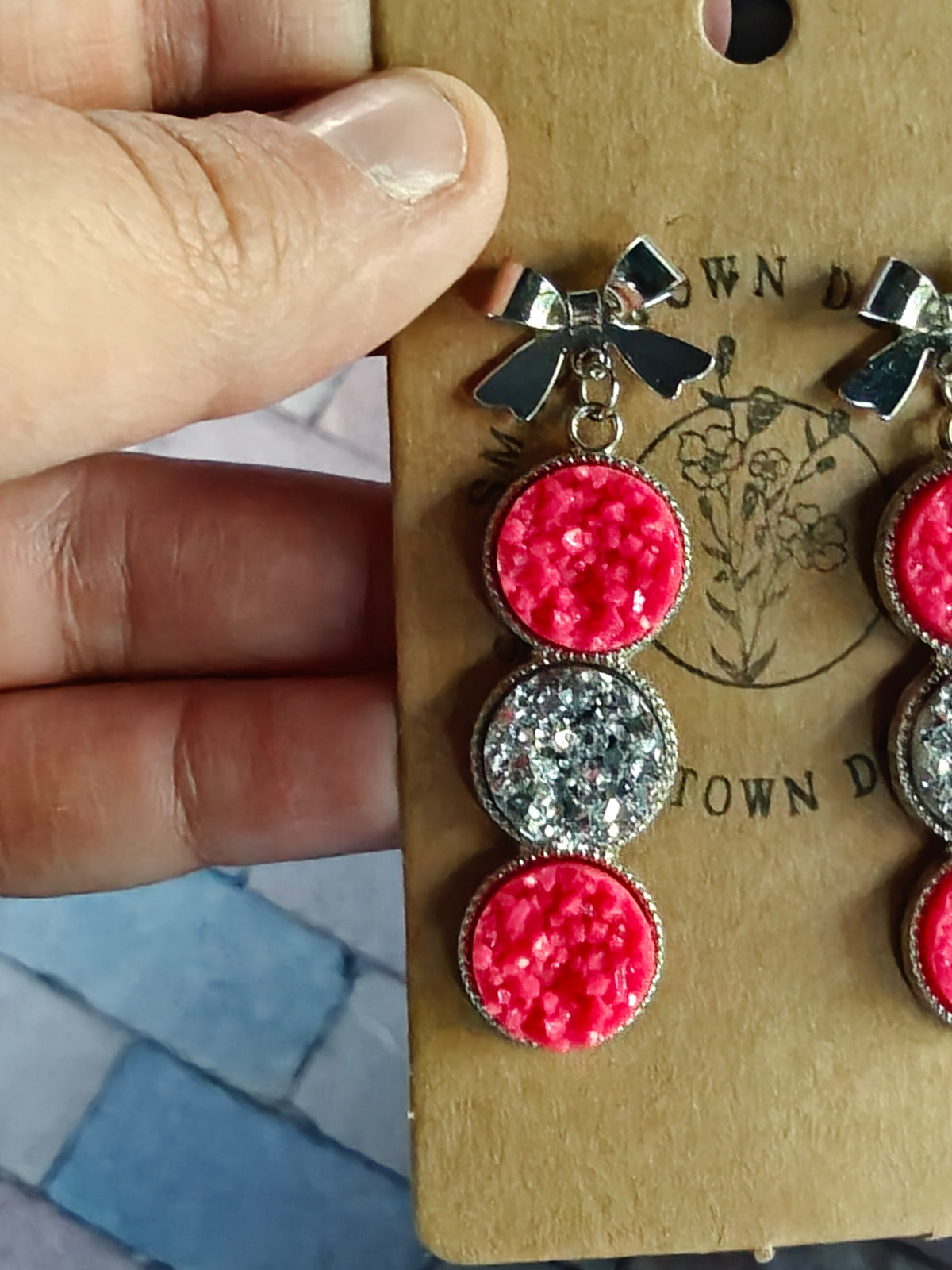 Bow pink trio