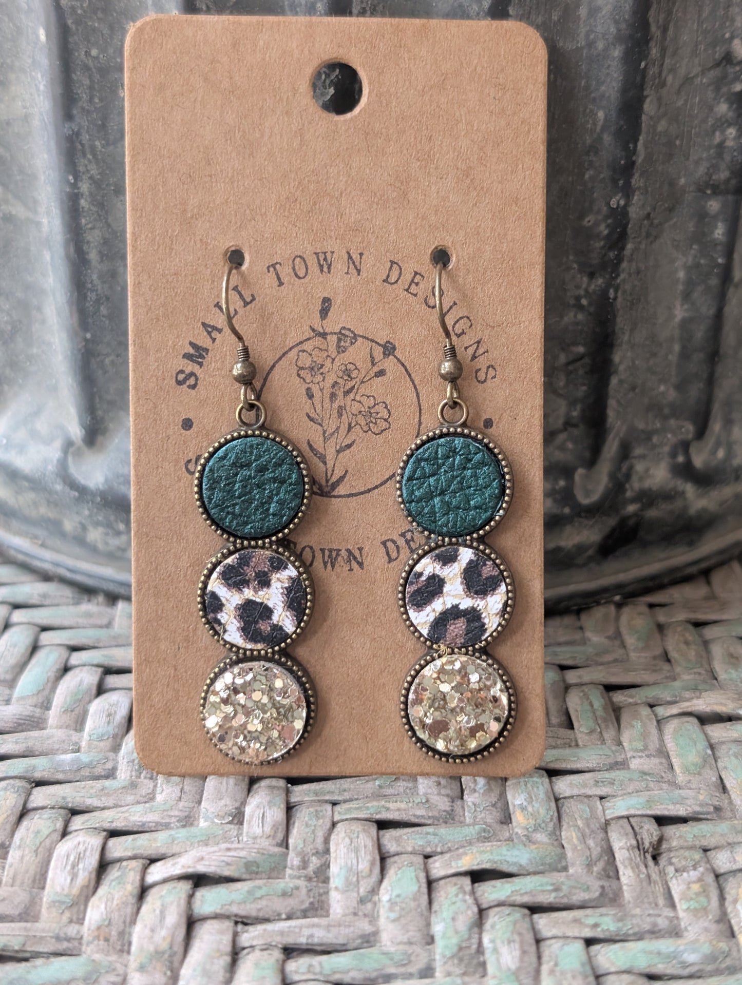 Emerald Green & Leopard Trios