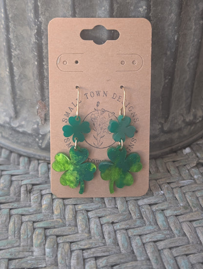 Pearl Clover Earrings