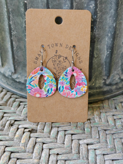 Summer Floral Cutout Drops