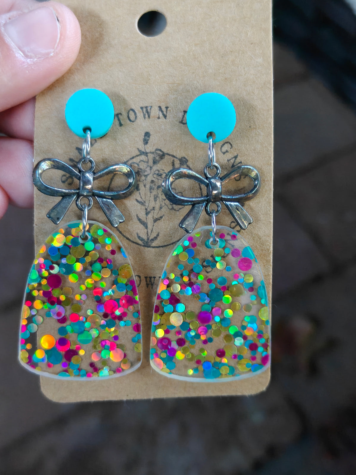 Glitter gumdrop