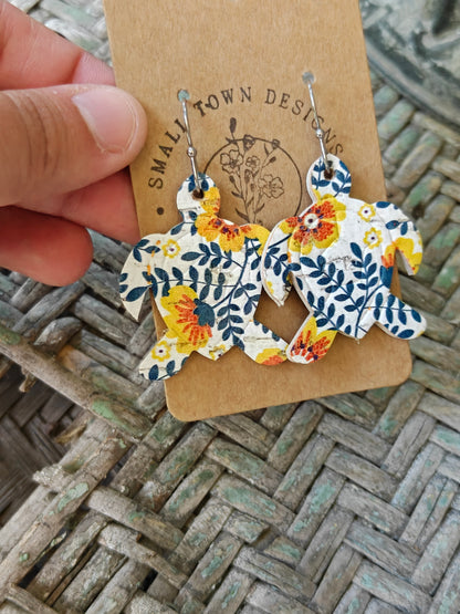 Summer Floral Turtle