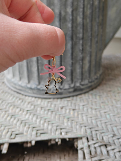 Bow Bunny Dangles