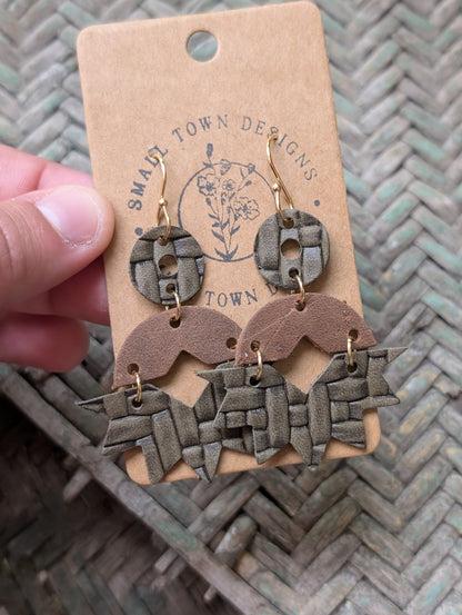 Geometric Boho Dangles