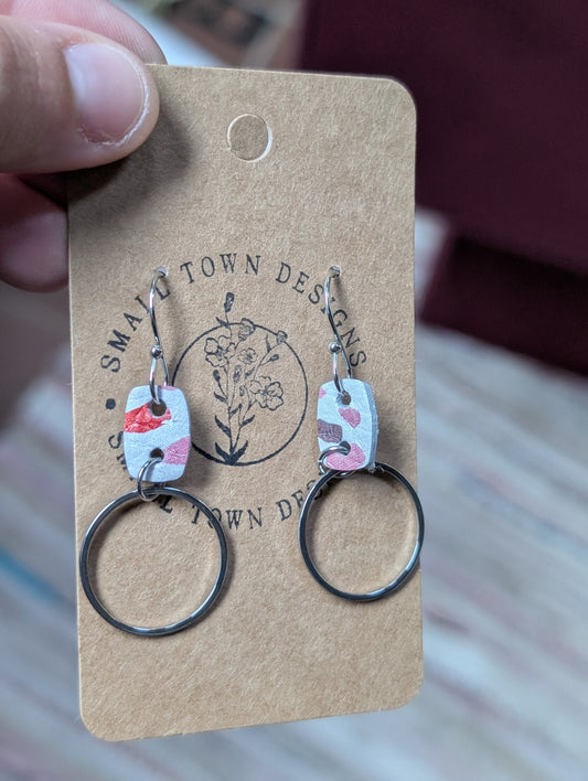 Pink & Red Dot Rings