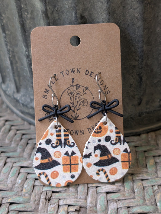 Halloween Bow Teardrops