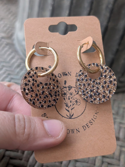 Leopard Hoops