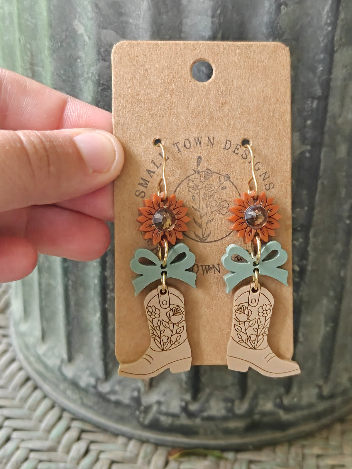 Sunflower Cowboy Boot Trios