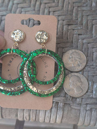 Green & Gold Rings
