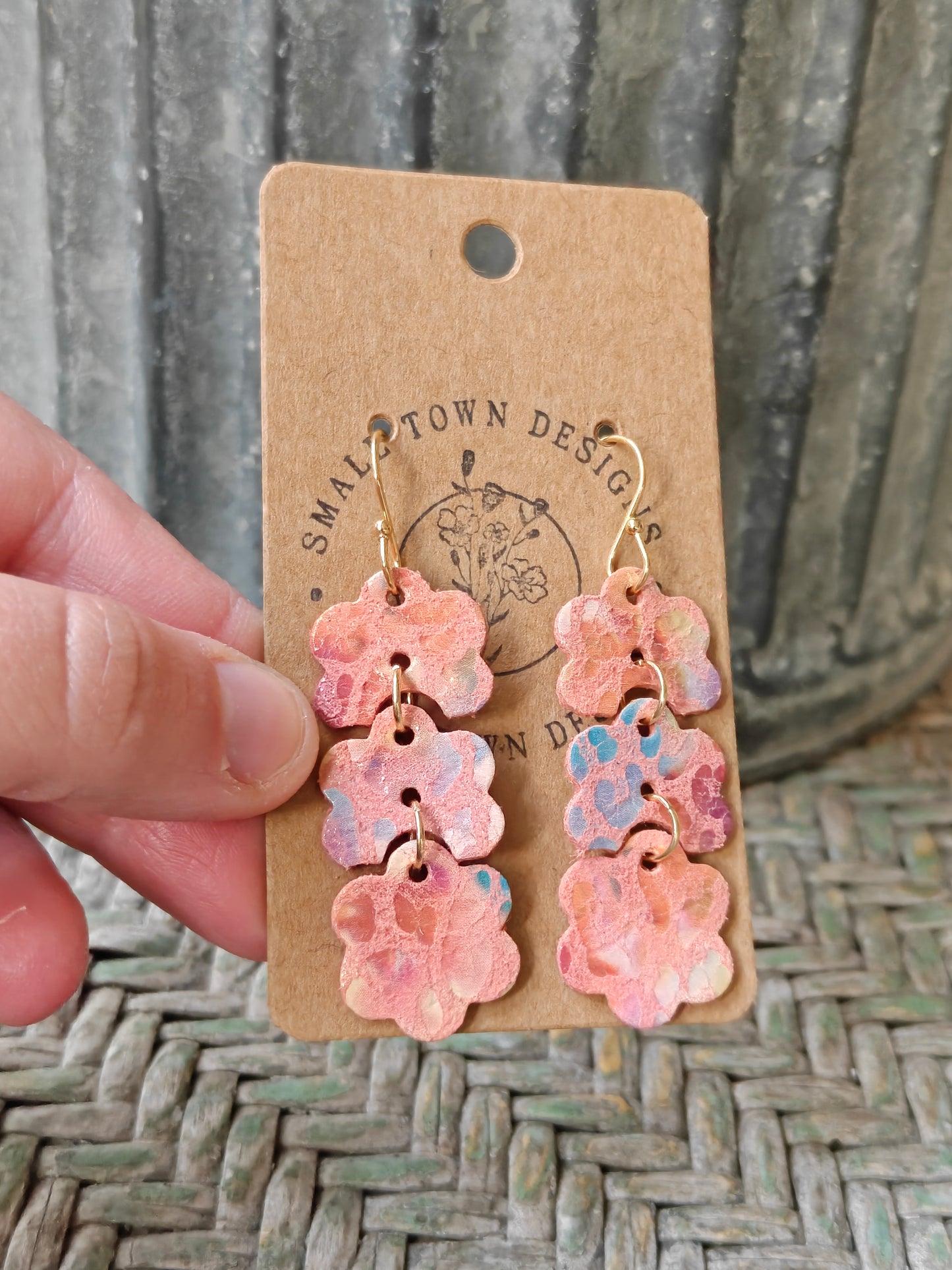 Salmon Rainbow Leopard Trios