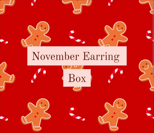 November Earring Box