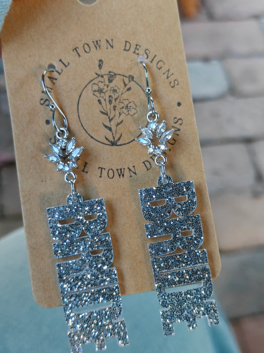 Elegant bride dangles