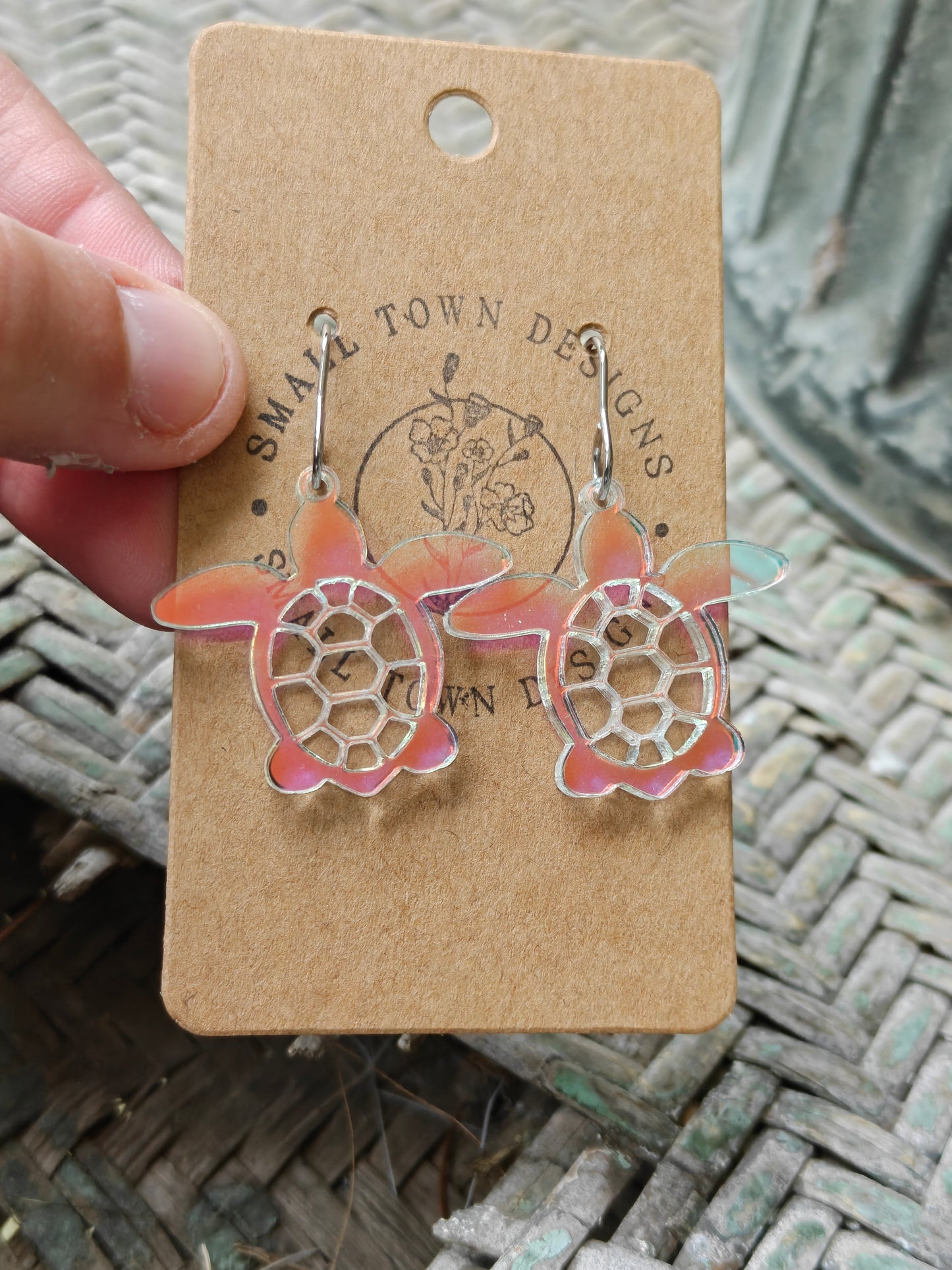 Holographic Sea Turtle Dangles