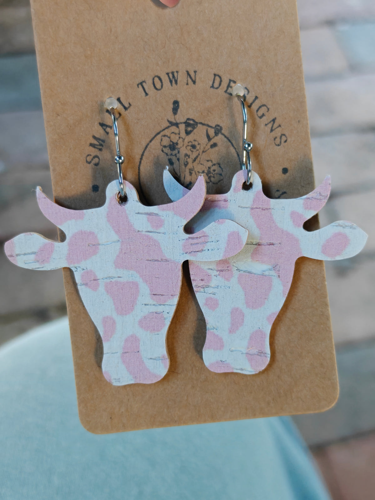 Pink cow head