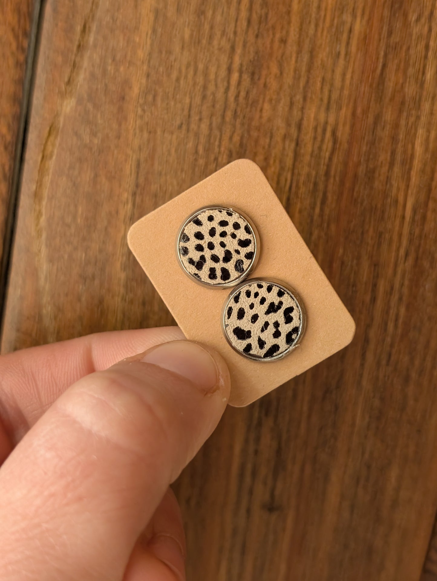 Jungle Leopard Studs