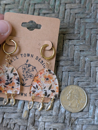 Fall Floral Elegant Dangles