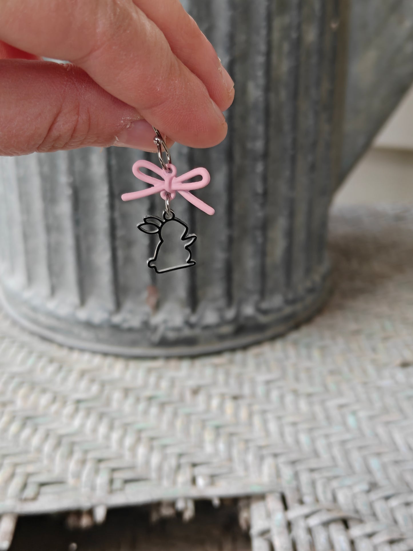 Bow Bunny Dangles