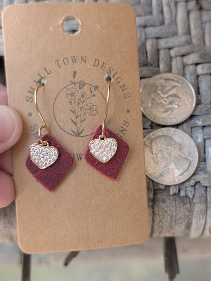 Red Diamond Hearts