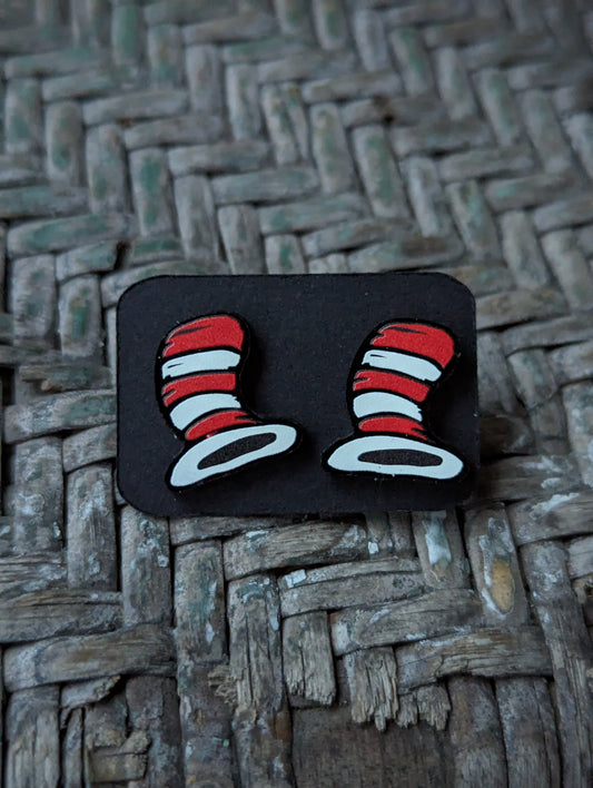 The Cat in the Hat Studs