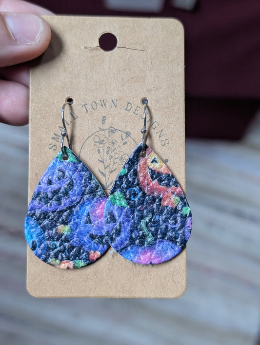 Purple pumpkin Teardrops