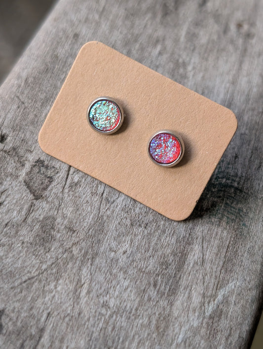 Coral Pink Studs