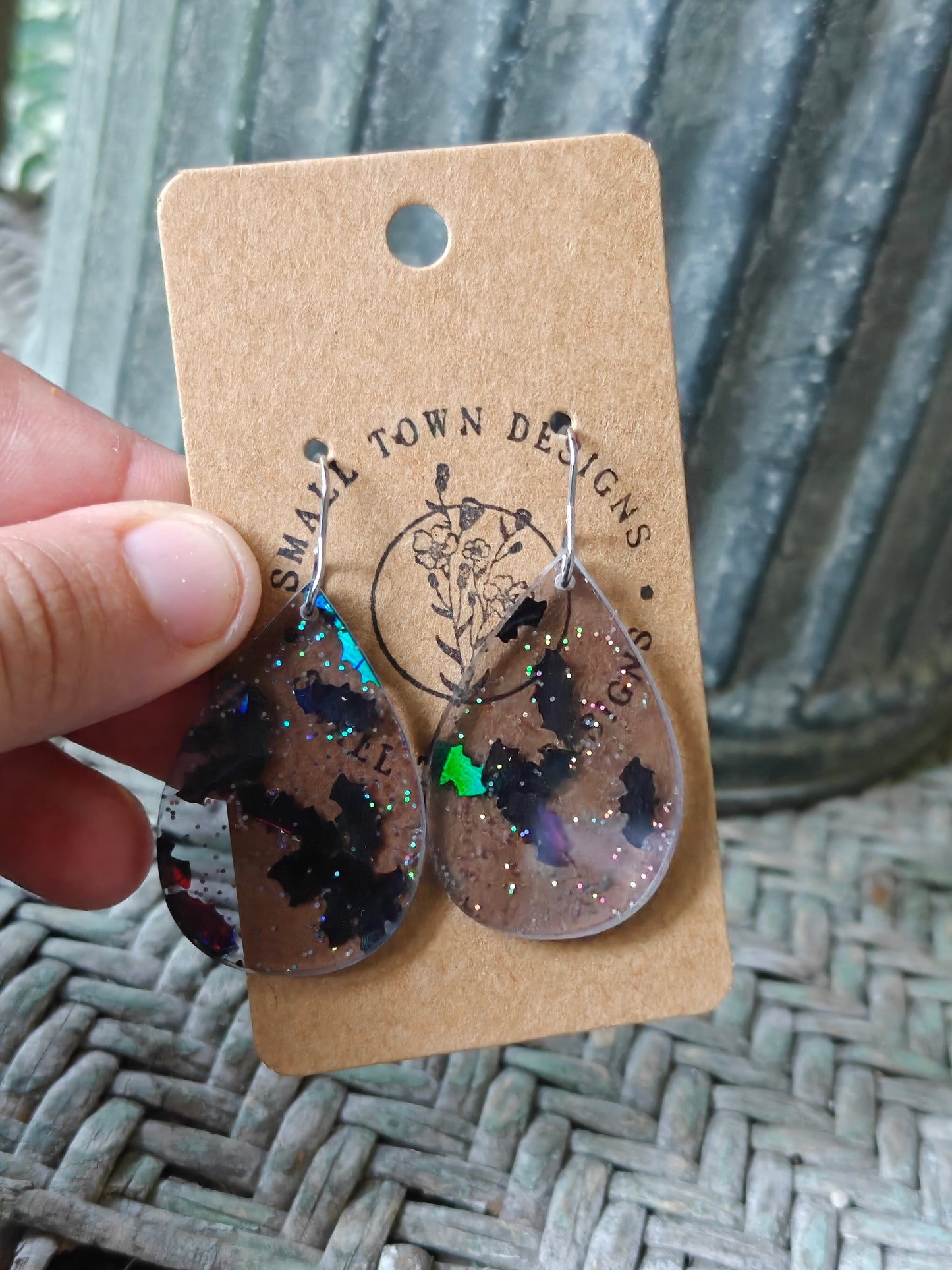 Batty Holographic Teardrops