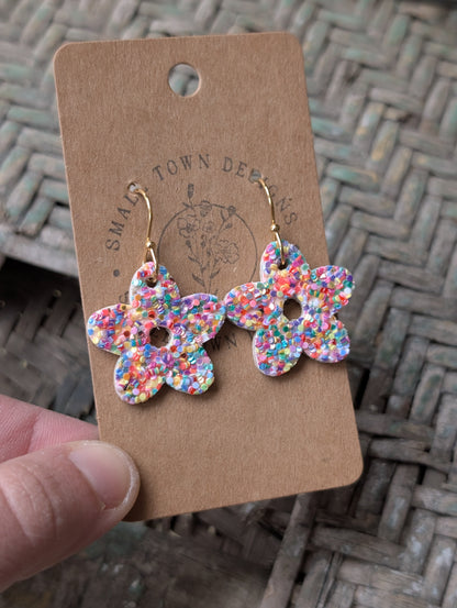 Rainbow Sprinkle Flowers