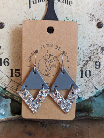 Gray & Silver Triangles
