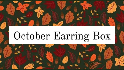 October Earring Box