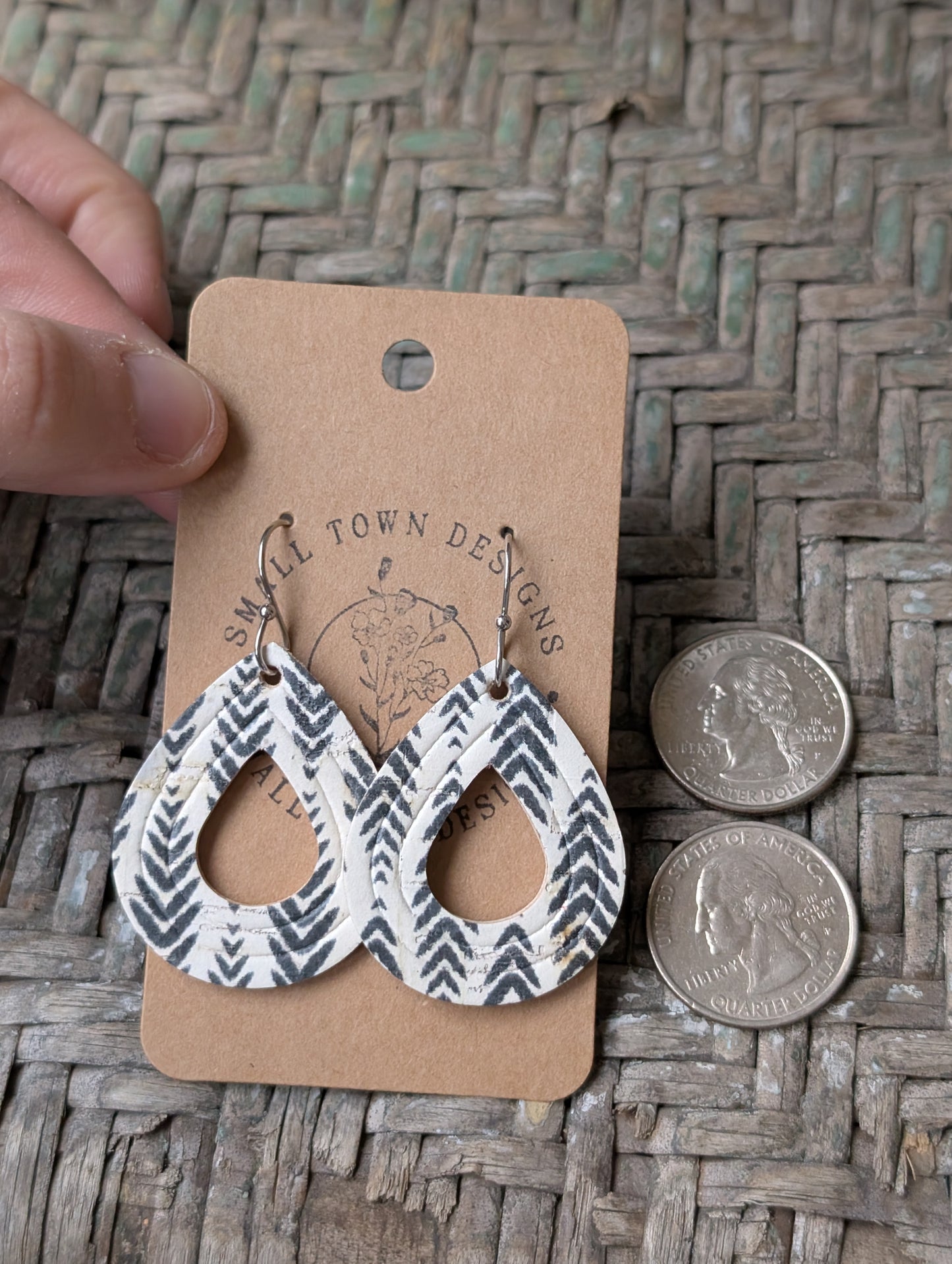 Aztec Chevron Teardrops
