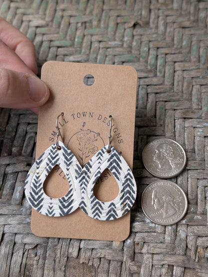 Aztec Chevron Teardrops