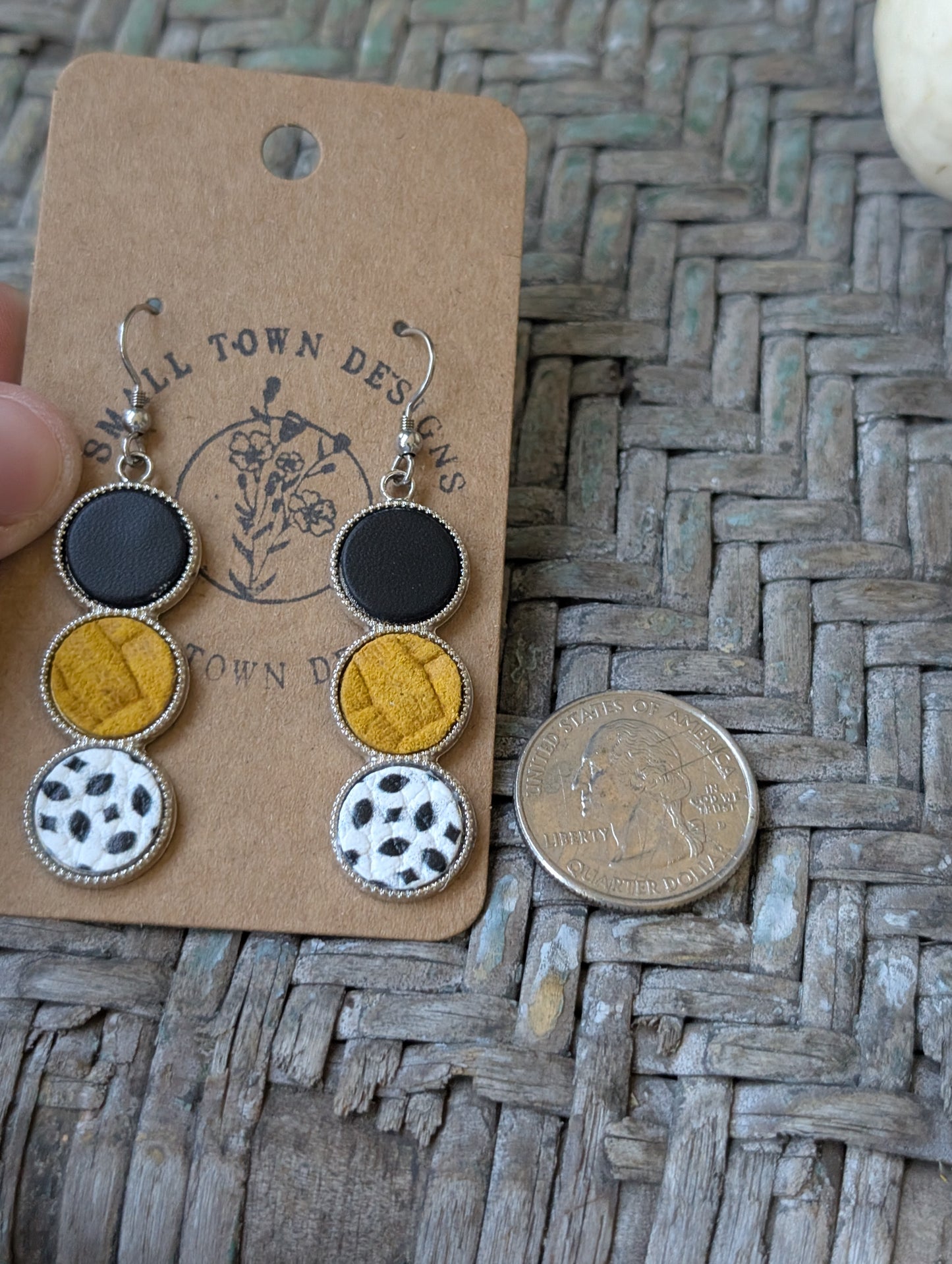 Black, Mustard, Boho Trio