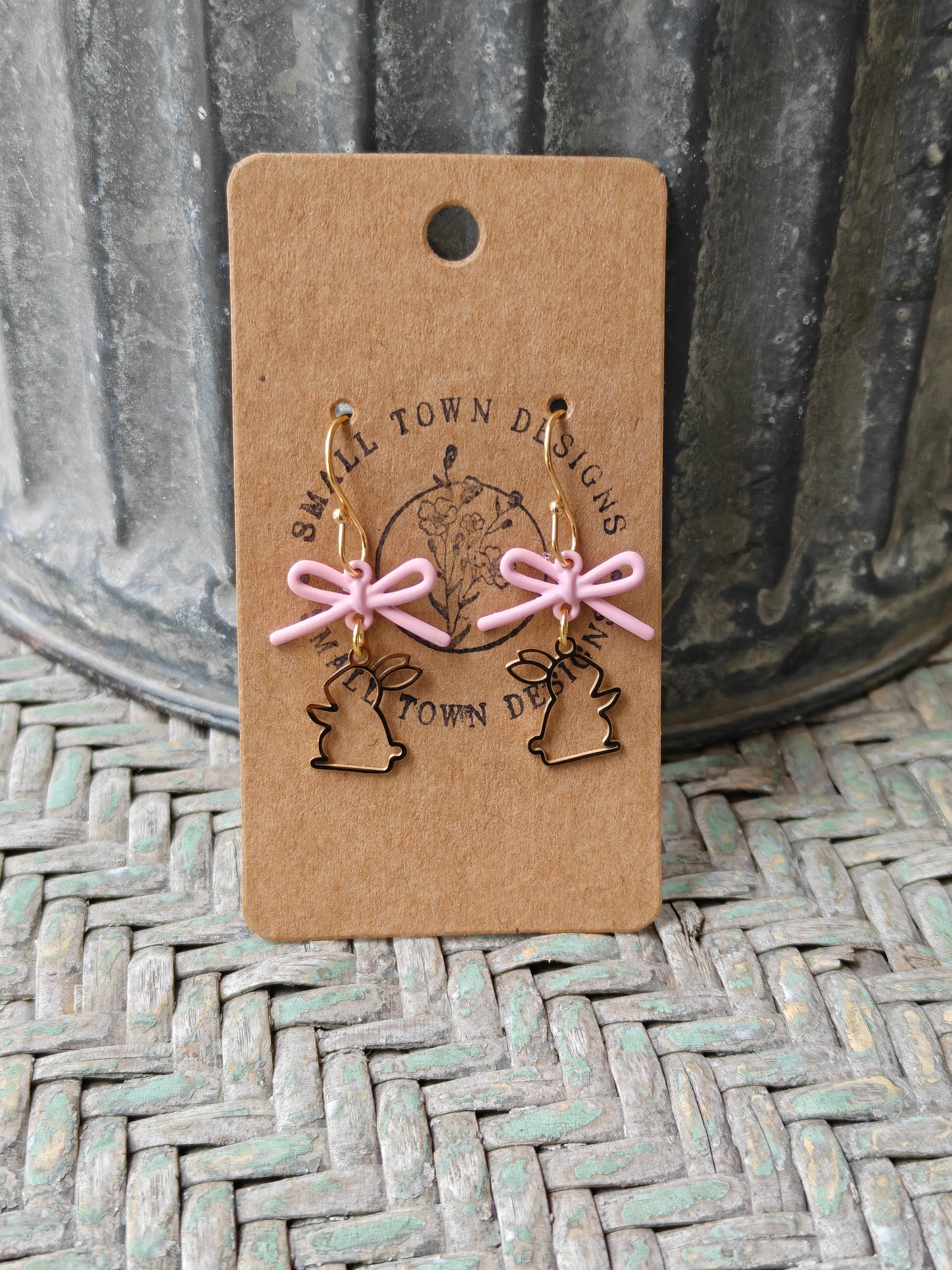 Bow Bunny Dangles