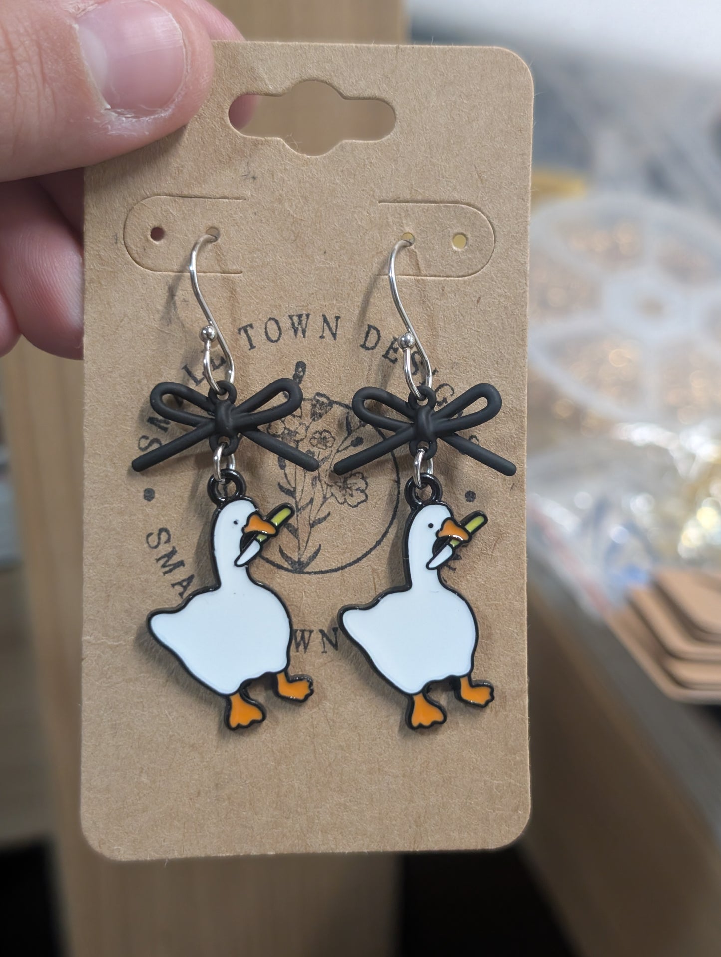 Scary Goose Dangles