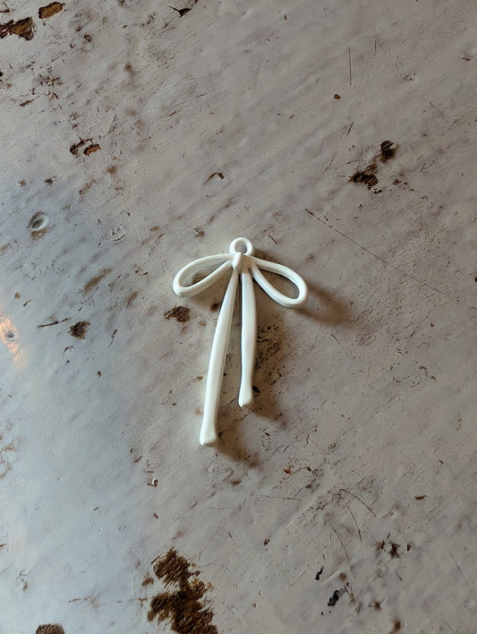 Creamy White Bow