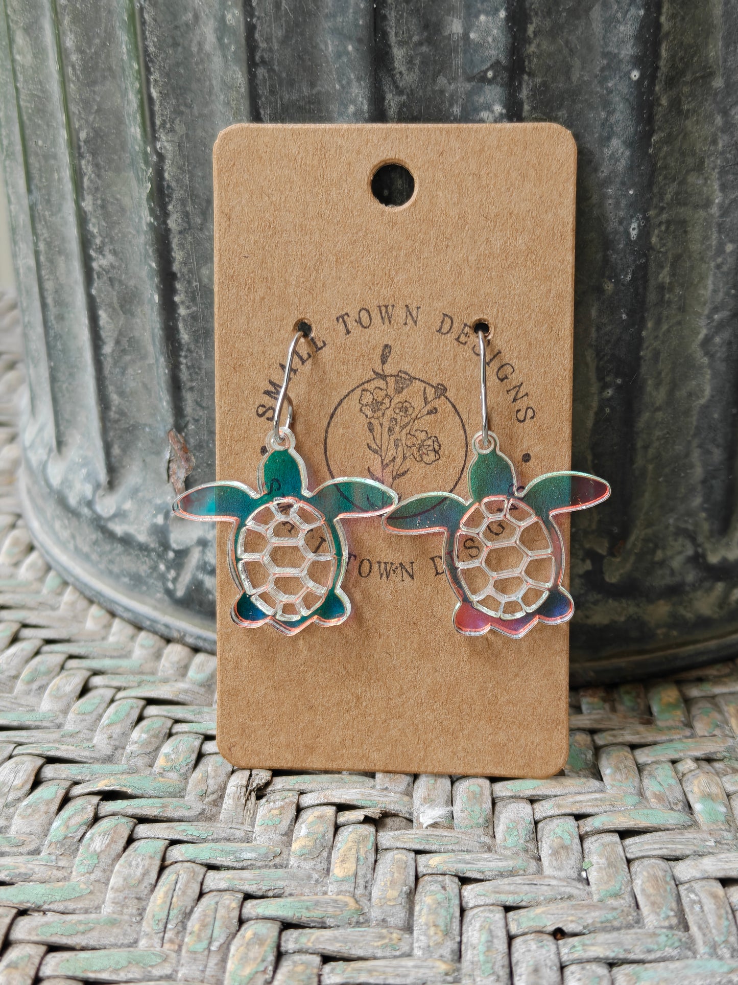 Holographic Sea Turtle Dangles