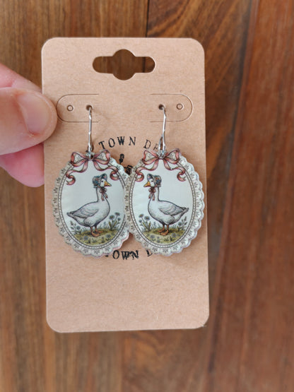 Vintage Goose Dangles