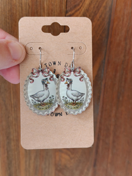 Vintage Goose Dangles
