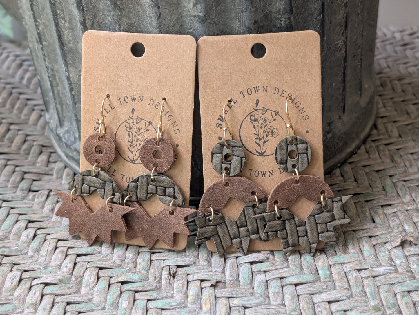 Geometric Boho Dangles