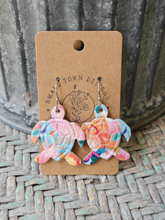 Hawaiian Floral Turtles
