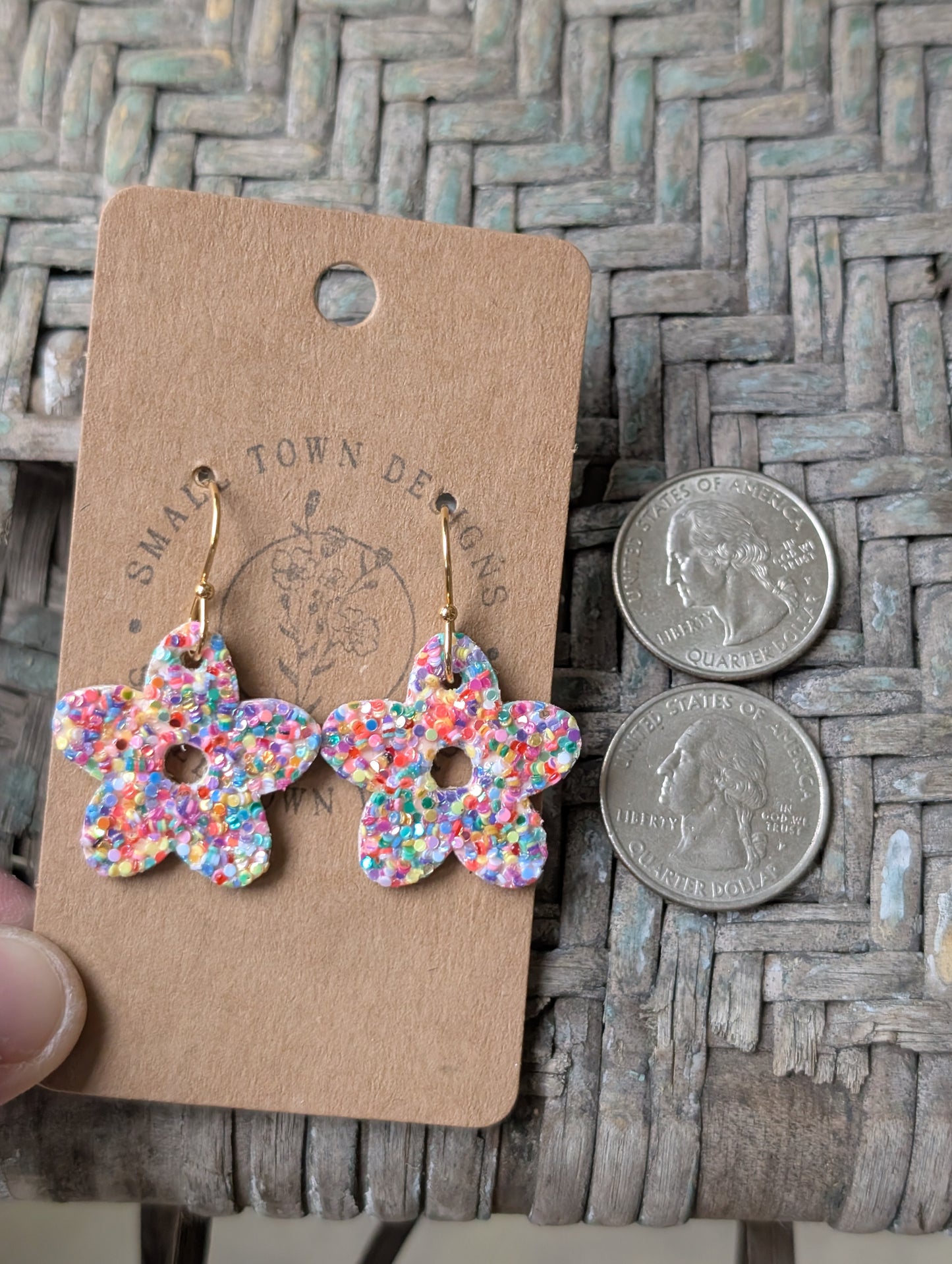 Rainbow Sprinkle Flowers