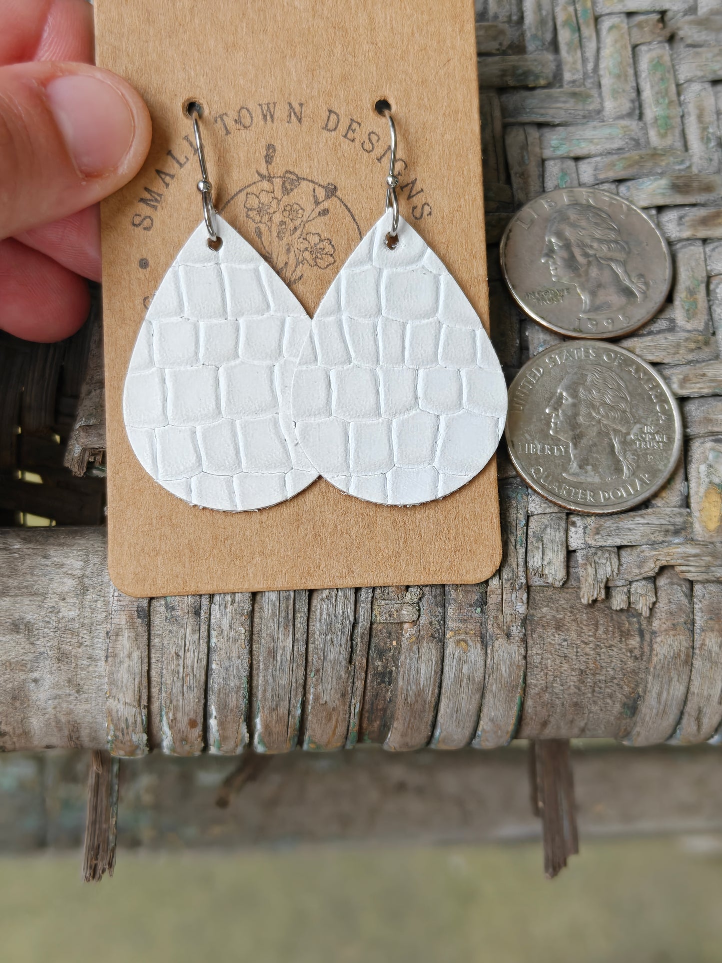 White Alligator Teardrops
