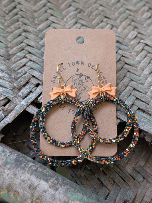 Fall Glitter Rings