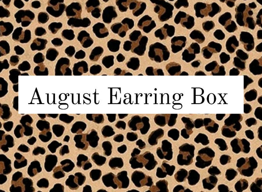 August Earring Box