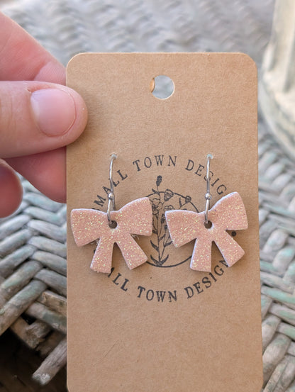 Gold Topaz Bows