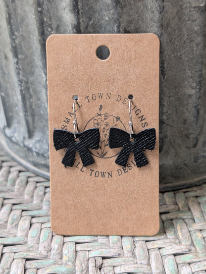 Black Saffino Bows