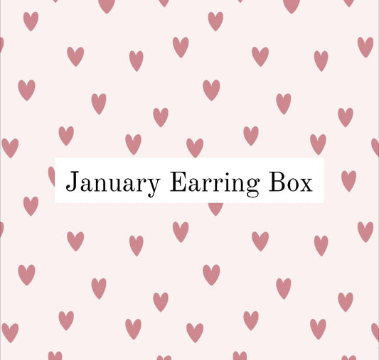 January Earring Box